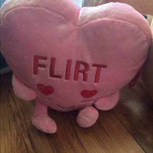 Heart Plush Toy - Pink